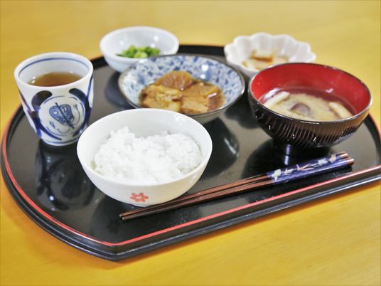 和食の朝食セット