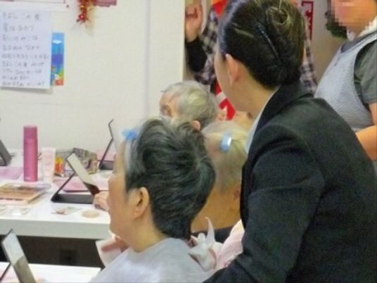 利用者さん美容の時間