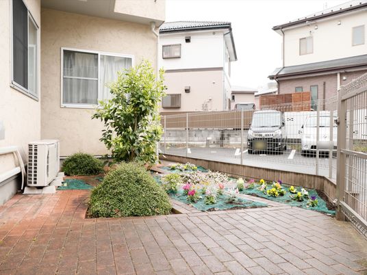中庭の風景