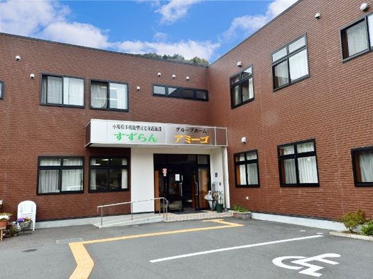 ゆったりとしたエントランス