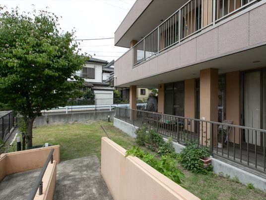 中庭のある建物