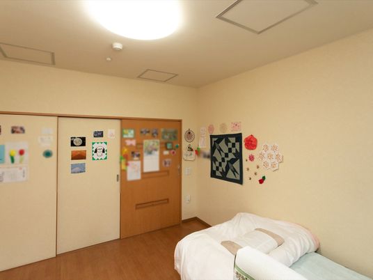 清潔な居室の一角