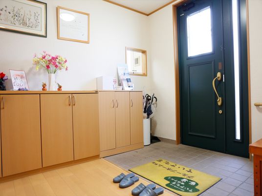 エントランスの親しみやすい景色