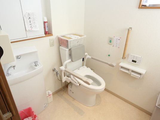 清潔なトイレスペース