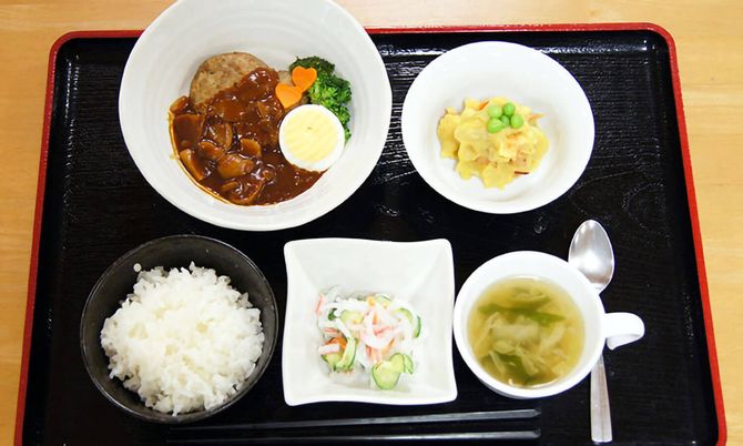 栄養バランスが考えられた食事