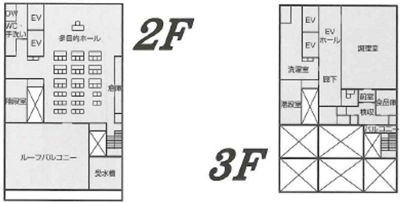 各階のフロア図