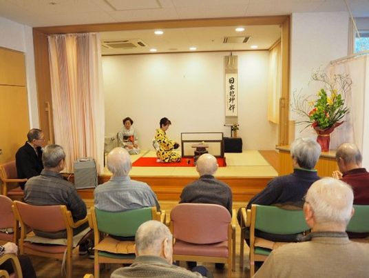 発表会が行われる多目的室