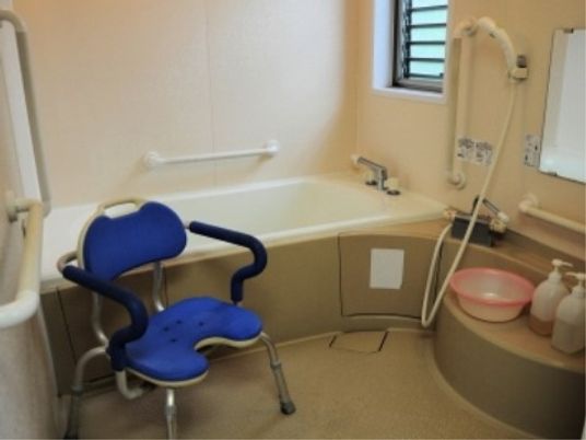 介護用の整備された浴室