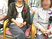座っている利用者の様子