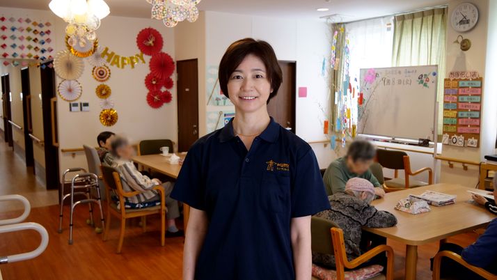 スタッフと利用者の居室
