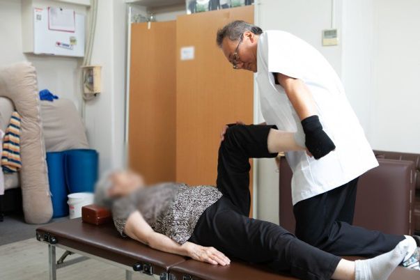 ストレッチを行う部屋