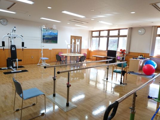 運動器具のある部屋