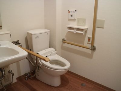 バリアフリーの快適トイレ