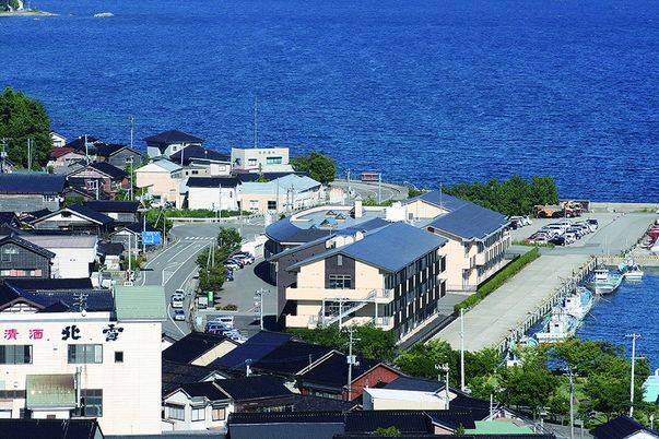 海辺の外観