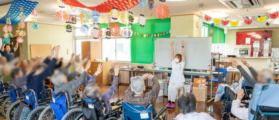 体操風景の共有スペース