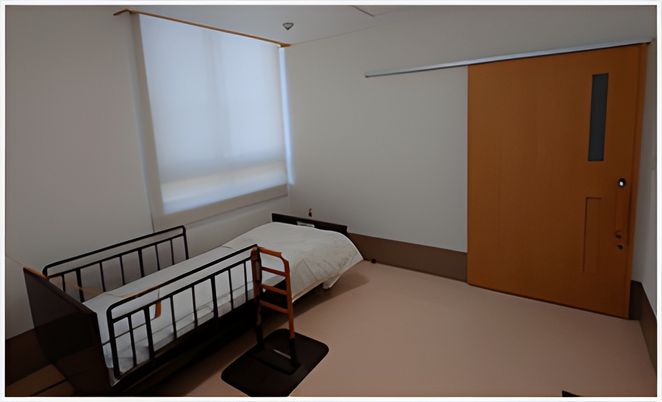 自然光が差し込む居室
