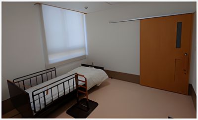 自然光が差し込む居室
