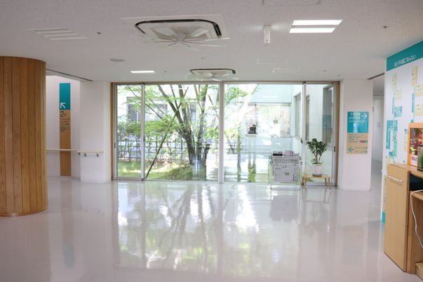 自然光が差し込む室内