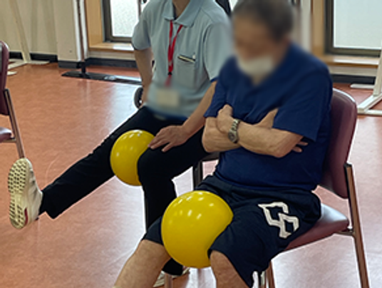 運動訓練中の様子