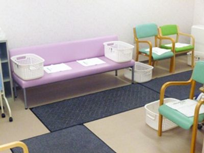 リラックスした待合室