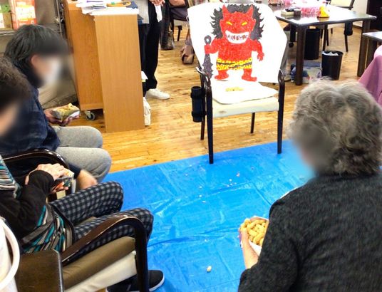 豆まきイベントの様子