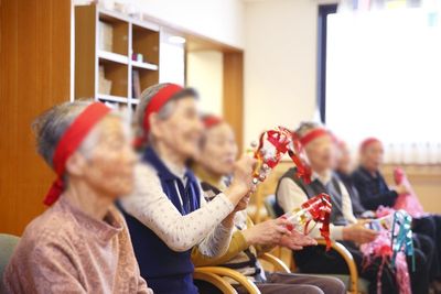 活動中の居室