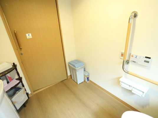 清潔感のある居室の一角