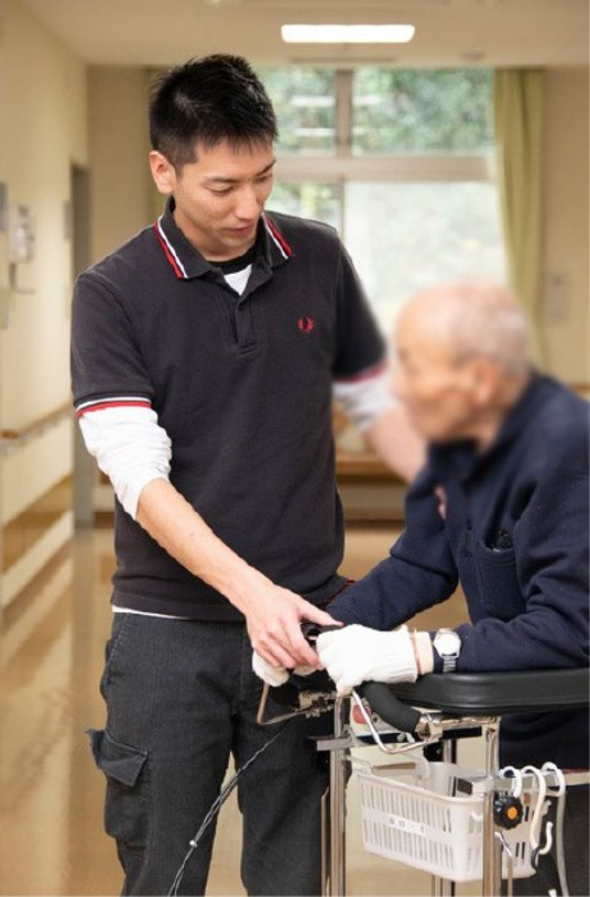 スタッフ対応の様子