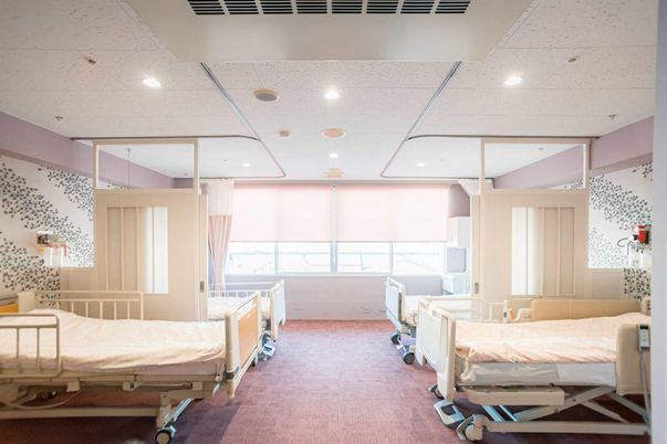 自然光が差し込む居室