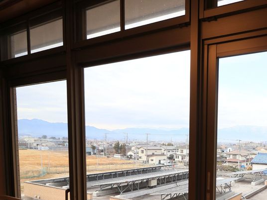 窓から見える風景
