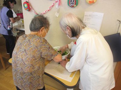 調理中の様子キッチン