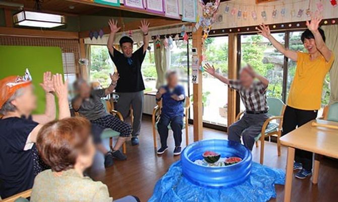 楽しそうな活動の様子