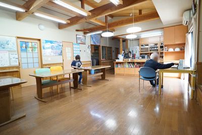 和やかな食堂の様子