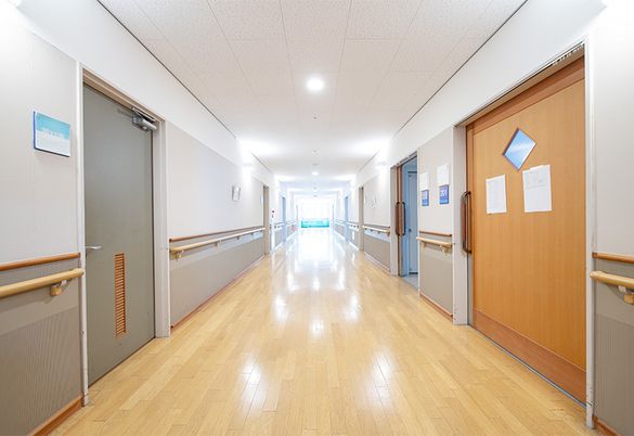 清潔感のある廊下