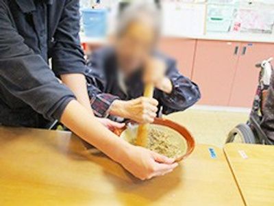 共同作業の様子