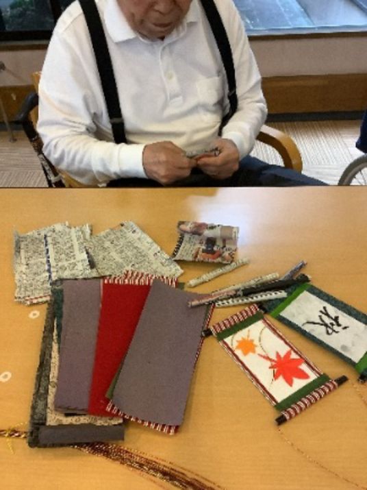 和やかな手芸作業机