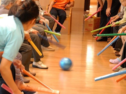 楽しく交流する様子