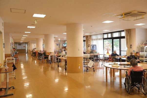 広々とした共有スペース