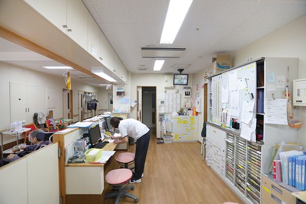 スタッフルームの様子