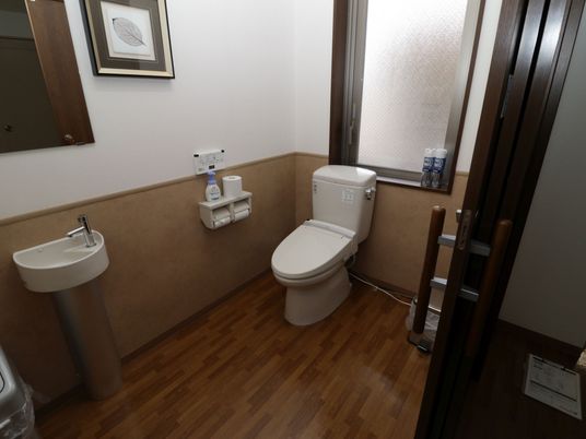 清潔感のあるトイレ空間