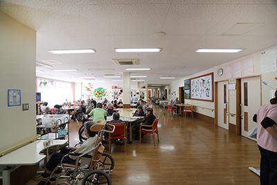 広々とした共有スペース