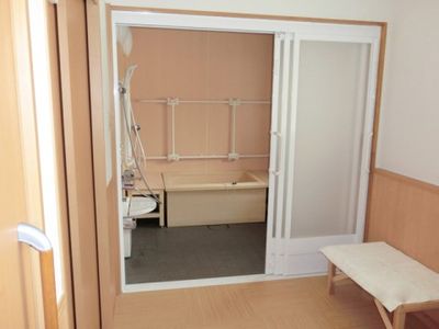 浴室の入り口