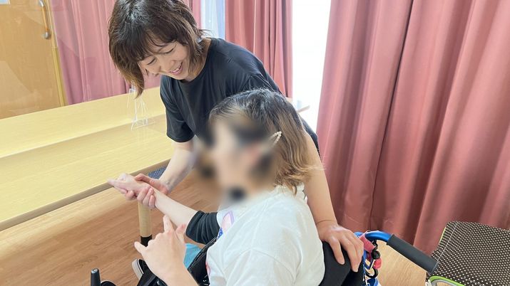 笑顔の交流エリア