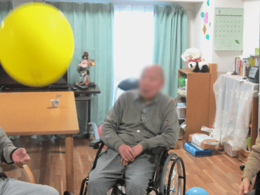 活動中の居室