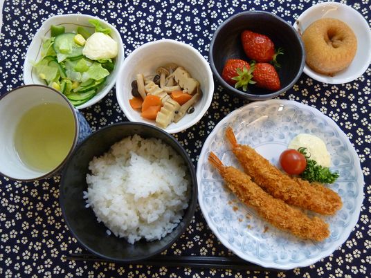 バランスの良い和食料理
