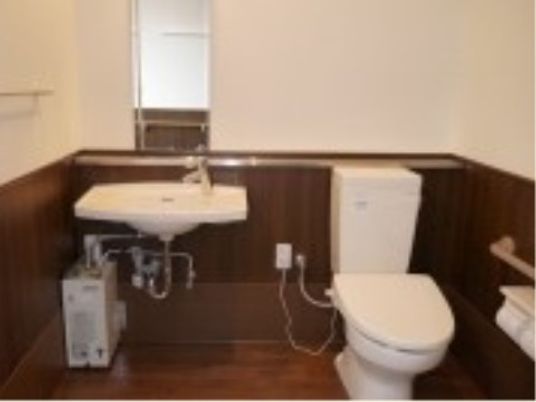 清潔なトイレスペース