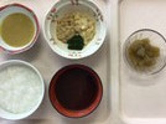 食事内容の例