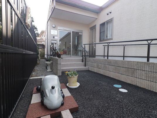 エントランスと可愛いオブジェ