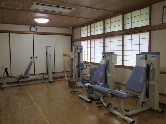 設備が整った機能訓練室