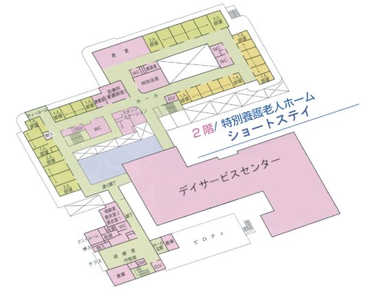 施設の間取り図